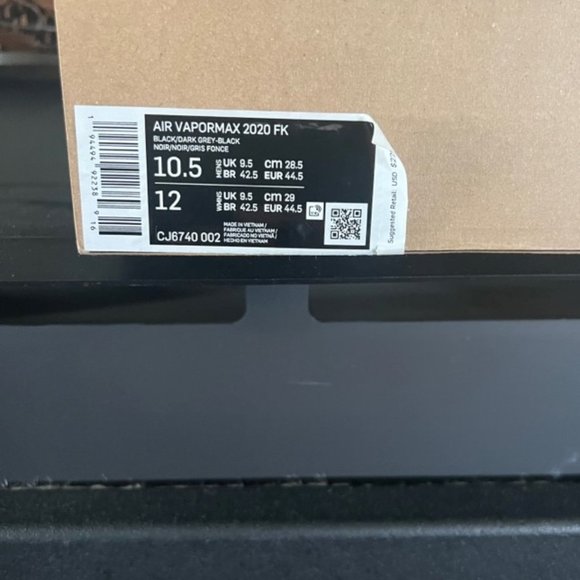 NIKE AIR VAPORMAX 2020 FK  CJ6740-002 - Picture 6 of 6